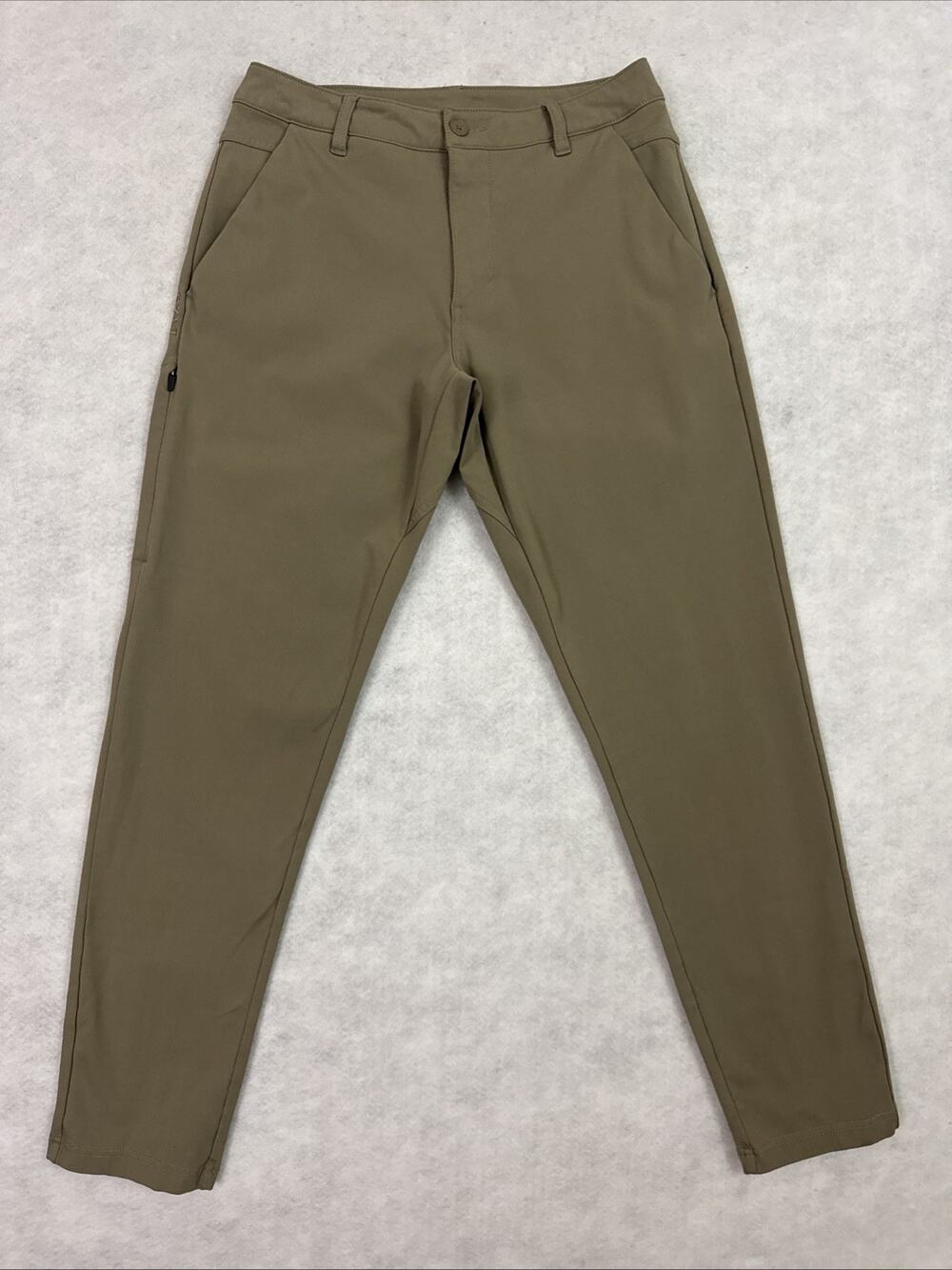 BYLT Everyday Pant 2.0 Mens 32 Tan Slim Fit Stretch Casual Work Golf Pants